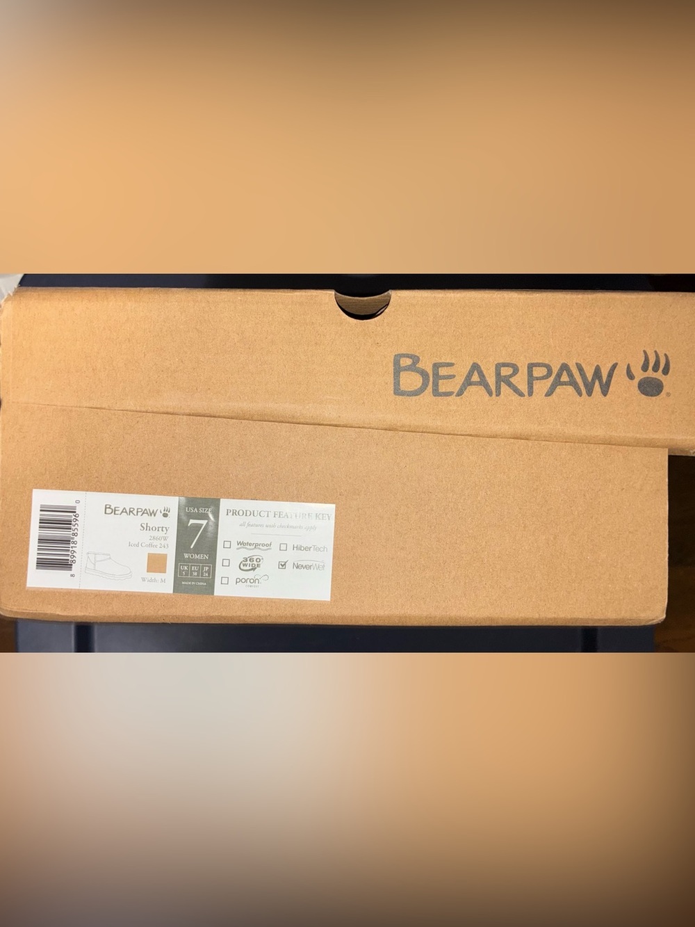 NEW Bearpaw Shorty Boots For Women's Size 7 Medium - Picture 3 of 3